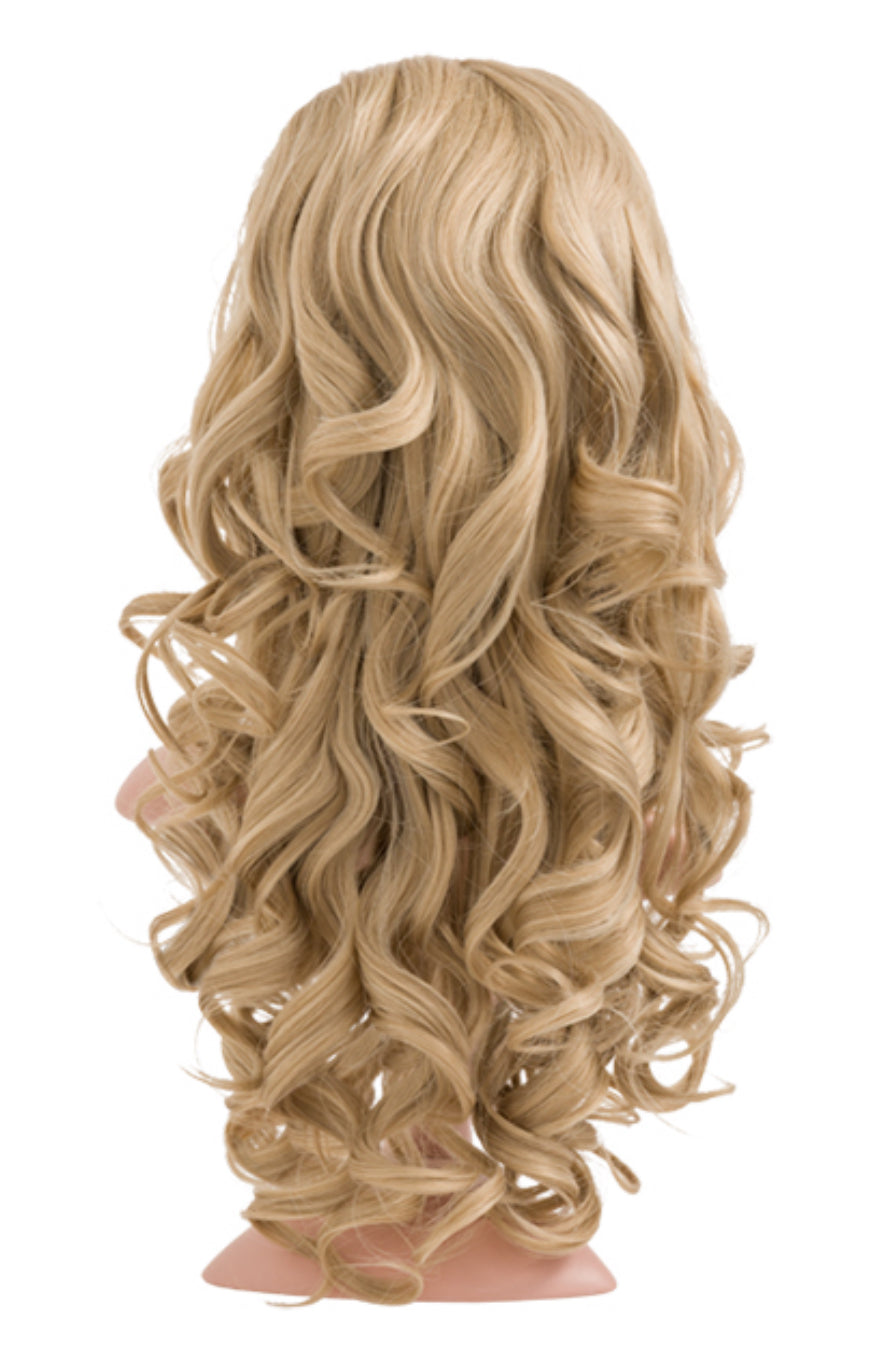 Half wig curly High class hair pieces